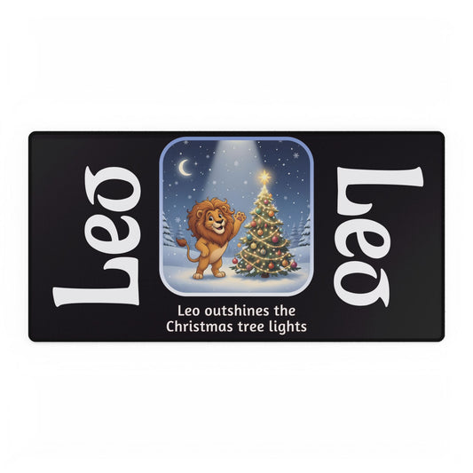 Leo Christmas Desk Mat