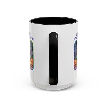 Halloween-Themed Leo Coffee Mug - Fun Zodiac Mug, Leo Gift, Halloween Decor, Unique Drinkware, Funny Coffee Cup