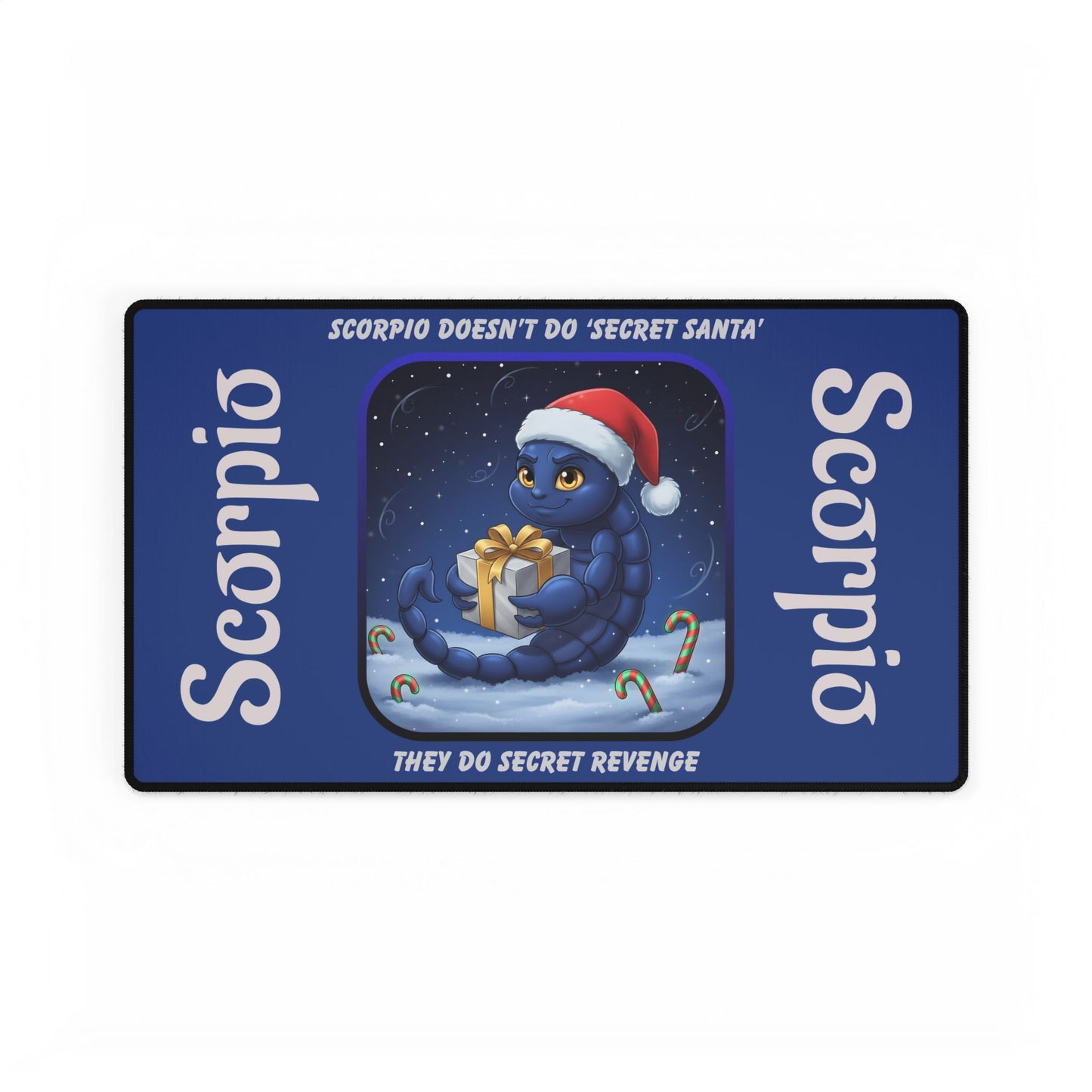 Scorpio Christmas Desk Mat