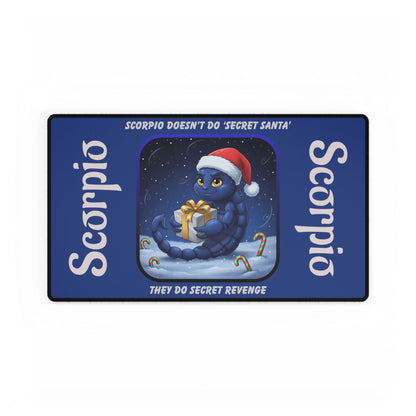 Scorpio Christmas Desk Mat