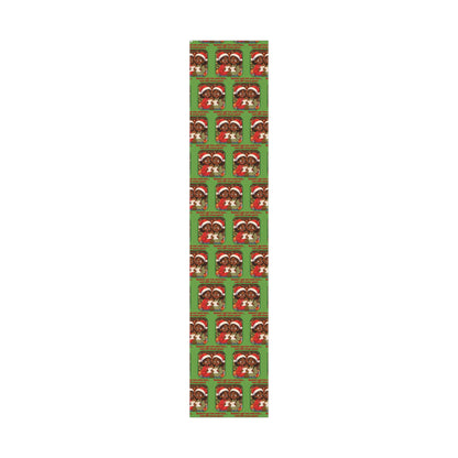 Gemini African-American Female Holiday Gift Wrap