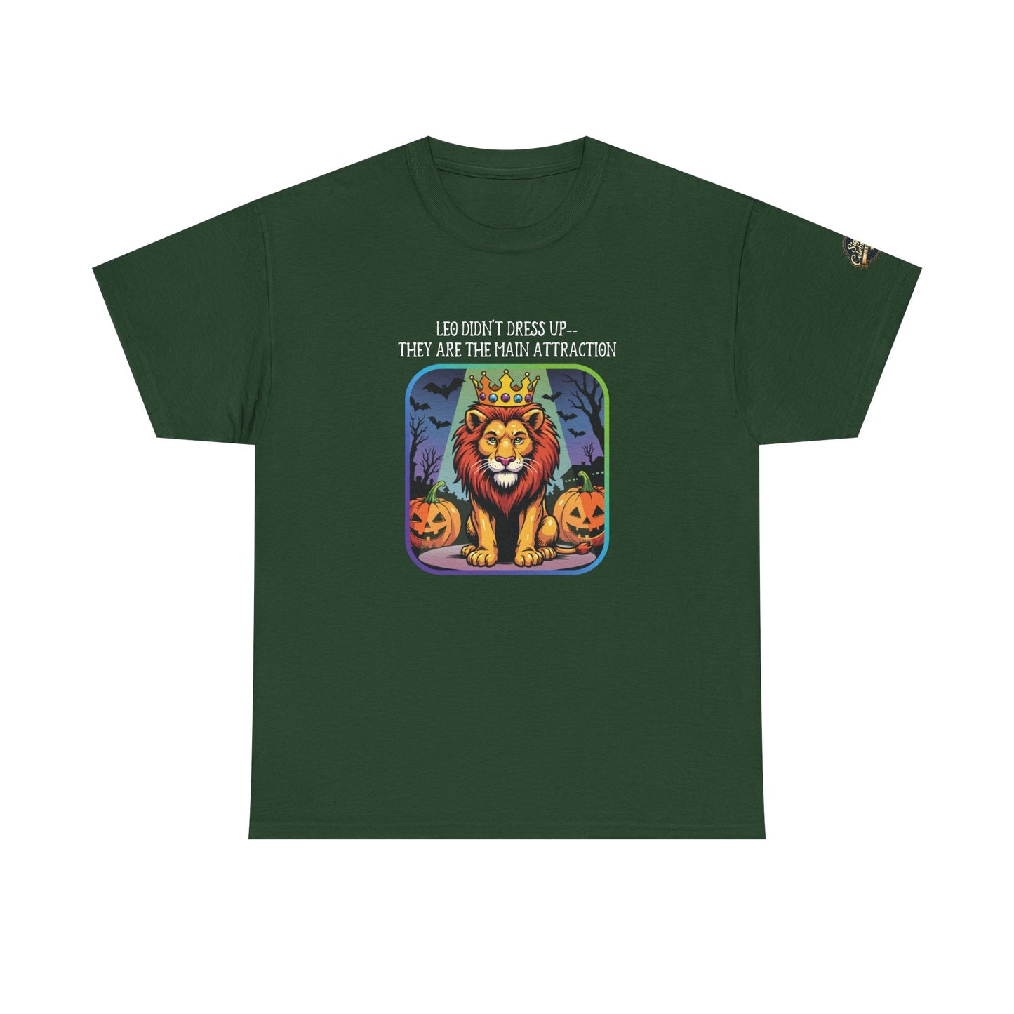 Leo Halloween Heavy Cotton Tee - Perfect for Men, Everyday Wear, Halloween Costume Alternative, Leo Gift