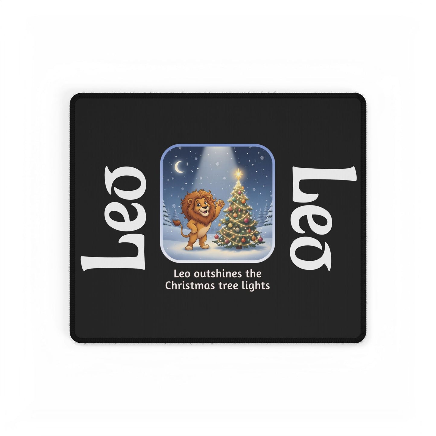 Leo Christmas Desk Mat