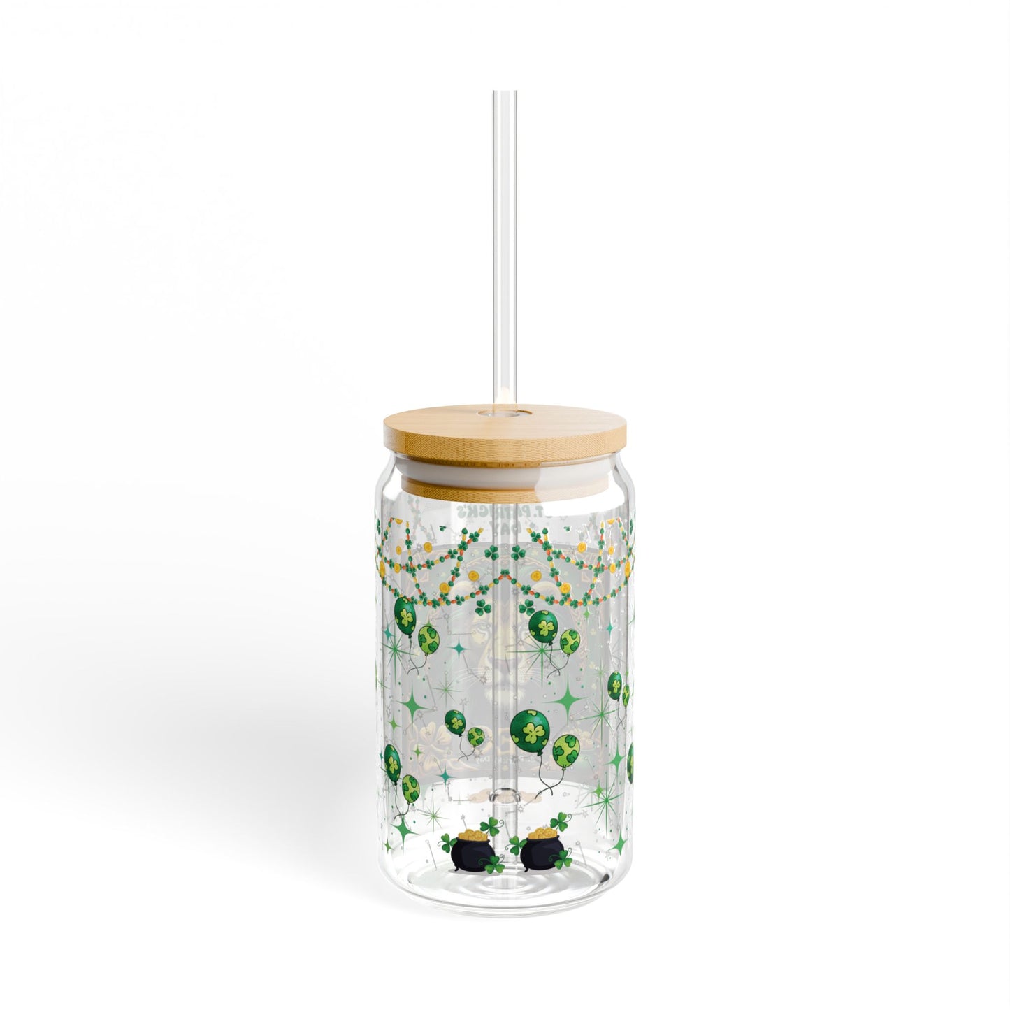 Leo Sipper Glass 16oz – St. Patrick's Day Design