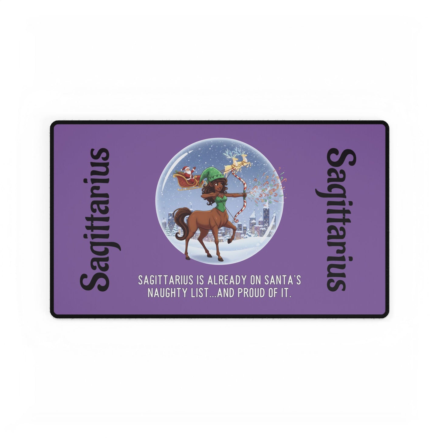 Sagittarius Christmas Desk Mat