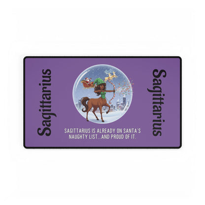 Sagittarius Christmas Desk Mat