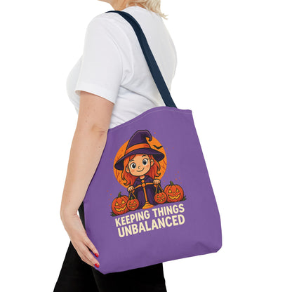 Libra Halloween Tote Bag, Libra Tote, Halloween Party Accessory, Gift for Libra, Halloween Decor