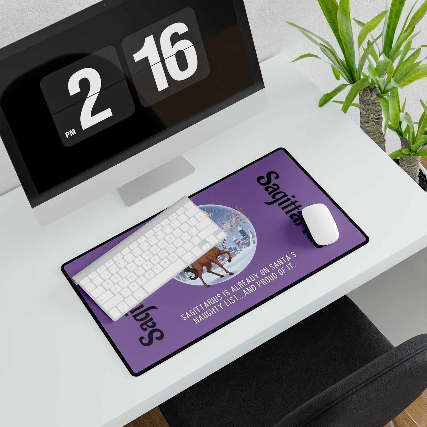 Sagittarius Christmas Desk Mat