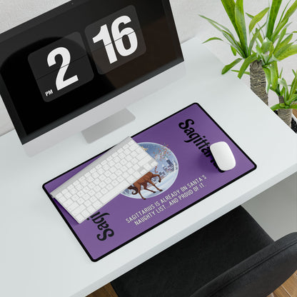 Sagittarius Christmas Desk Mat