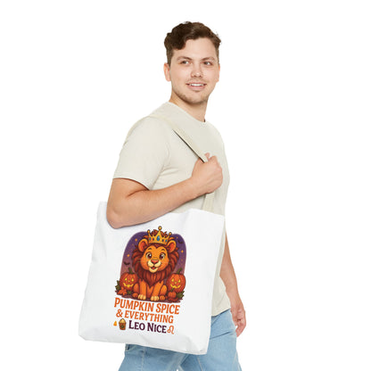 Leo Halloween Tote Bag, Leo Tote, Halloween Party Accessory, Gift for Leo,  Halloween Decor