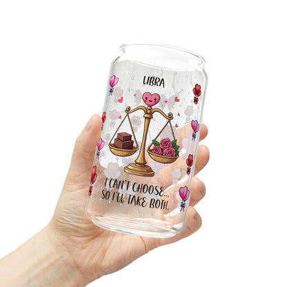 Libra Zodiac Sipper Glass - 16oz