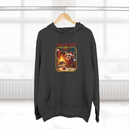 Taurus Christmas-Themed Three Panel Fleece Hoodie for Him