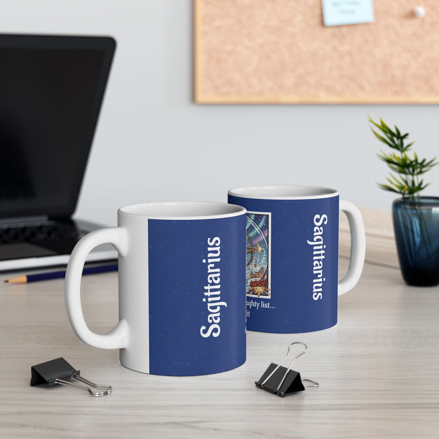 Sagittarius Funny Christmas Mug