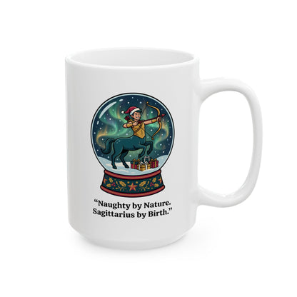 Sagittarius Christmas Ceramic Mug (11oz & 15oz)