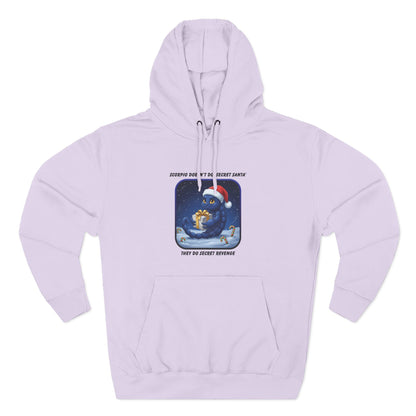 Scorpio Christmas-Themed Three Panel Fleece Hoodie