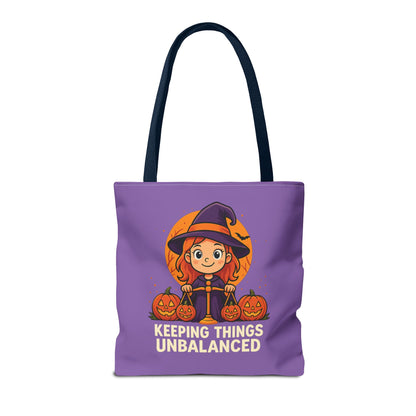 Libra Halloween Tote Bag, Libra Tote, Halloween Party Accessory, Gift for Libra, Halloween Decor