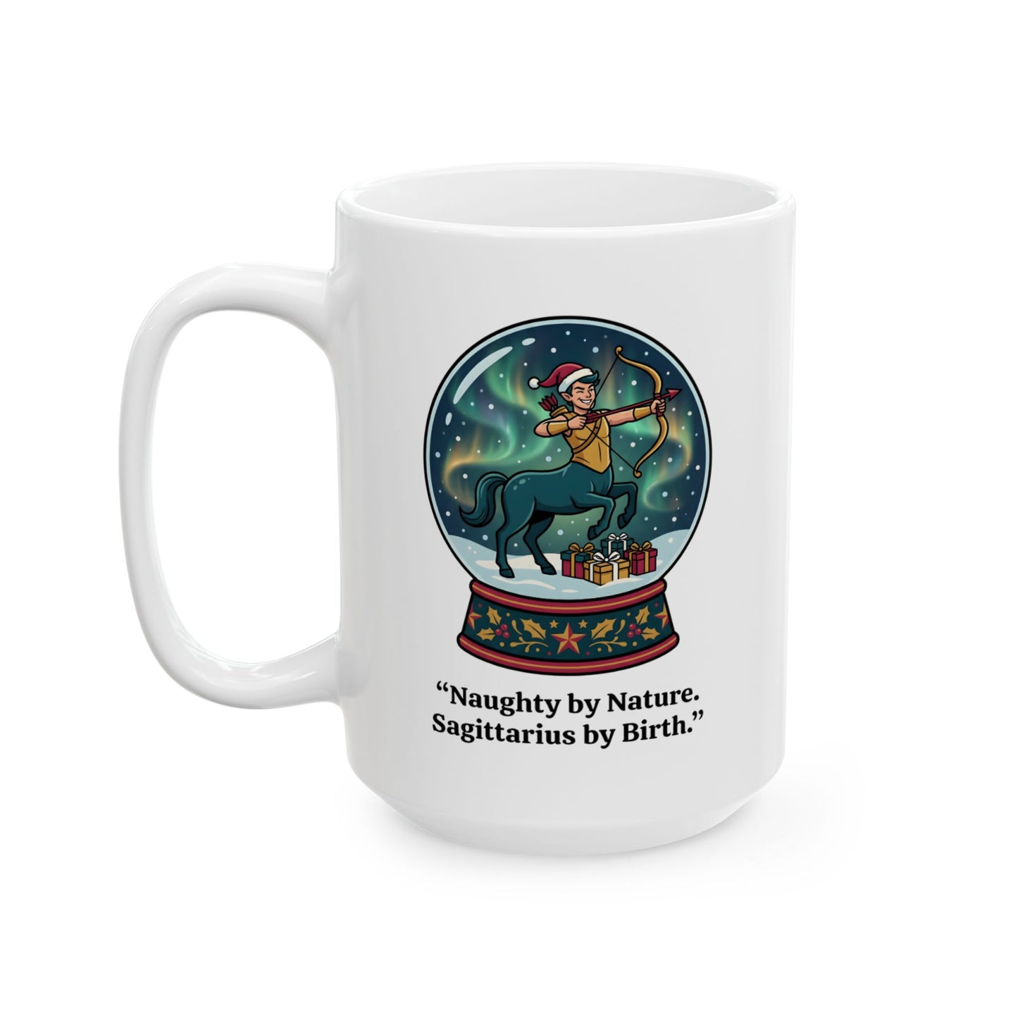 Sagittarius Christmas Ceramic Mug (11oz & 15oz)