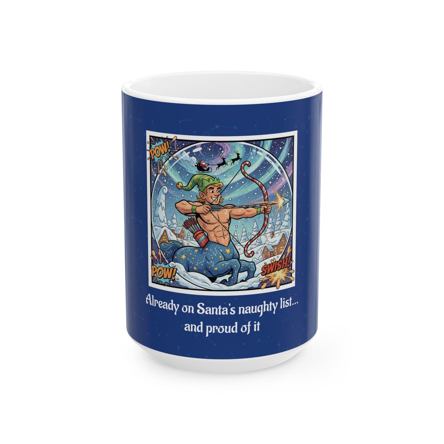 Sagittarius Funny Christmas Mug