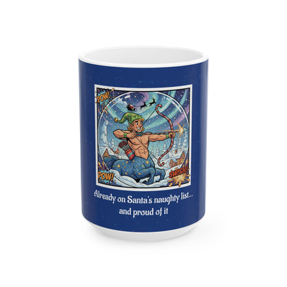 Sagittarius Funny Christmas Mug