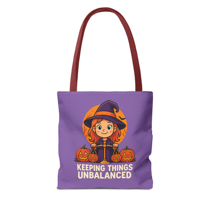 Libra Halloween Tote Bag, Libra Tote, Halloween Party Accessory, Gift for Libra, Halloween Decor