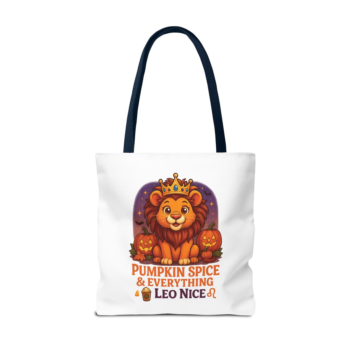 Leo Halloween Tote Bag, Leo Tote, Halloween Party Accessory, Gift for Leo,  Halloween Decor