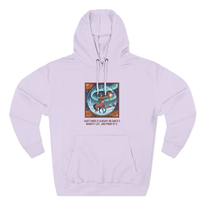 Sagittarius Christmas-Themed Three Panel Fleece Pullover