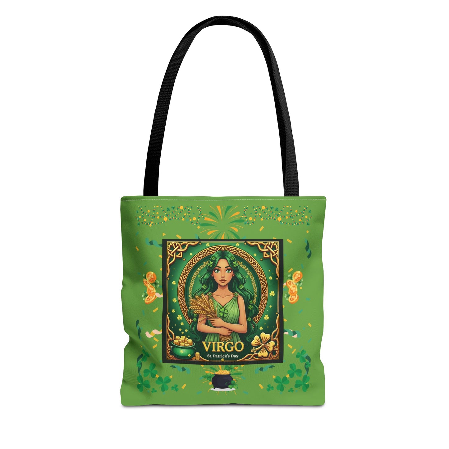 Virgo St. Patrick's Day Tote Bag