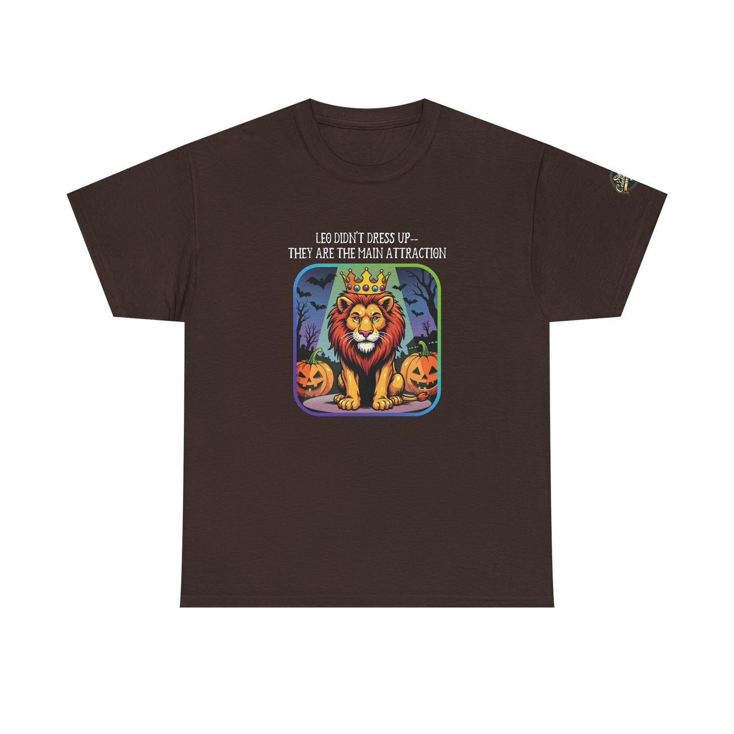 Leo Halloween Heavy Cotton Tee - Perfect for Men, Everyday Wear, Halloween Costume Alternative, Leo Gift