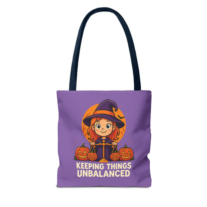 Libra Halloween Tote Bag, Libra Tote, Halloween Party Accessory, Gift for Libra, Halloween Decor