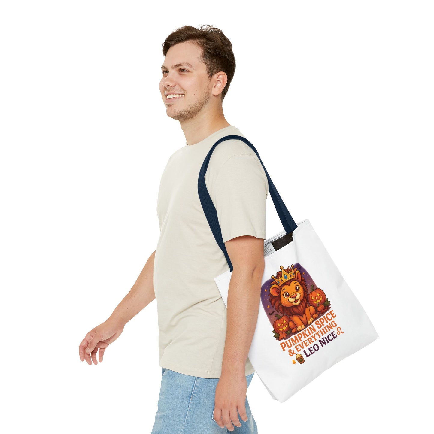 Leo Halloween Tote Bag, Leo Tote, Halloween Party Accessory, Gift for Leo,  Halloween Decor
