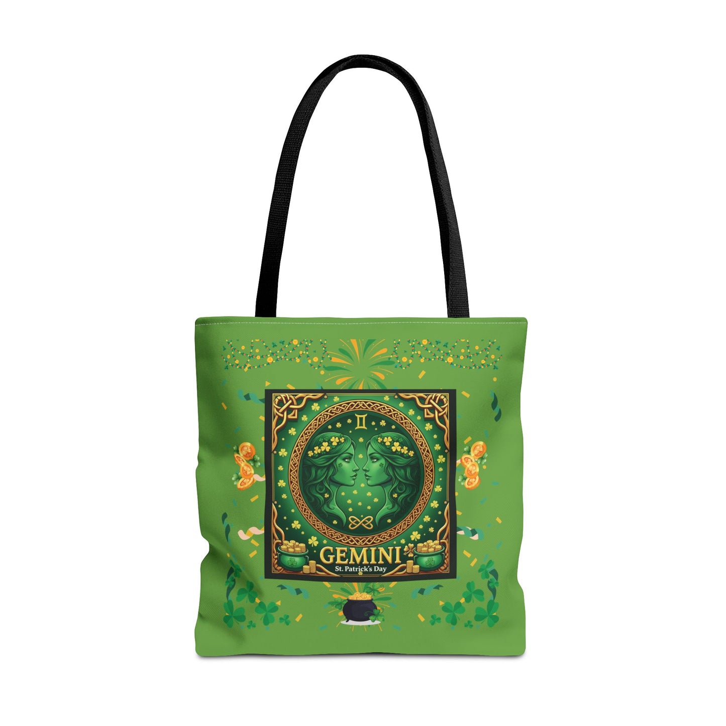 Gemini St. Patrick's Day-Themed Tote Bag