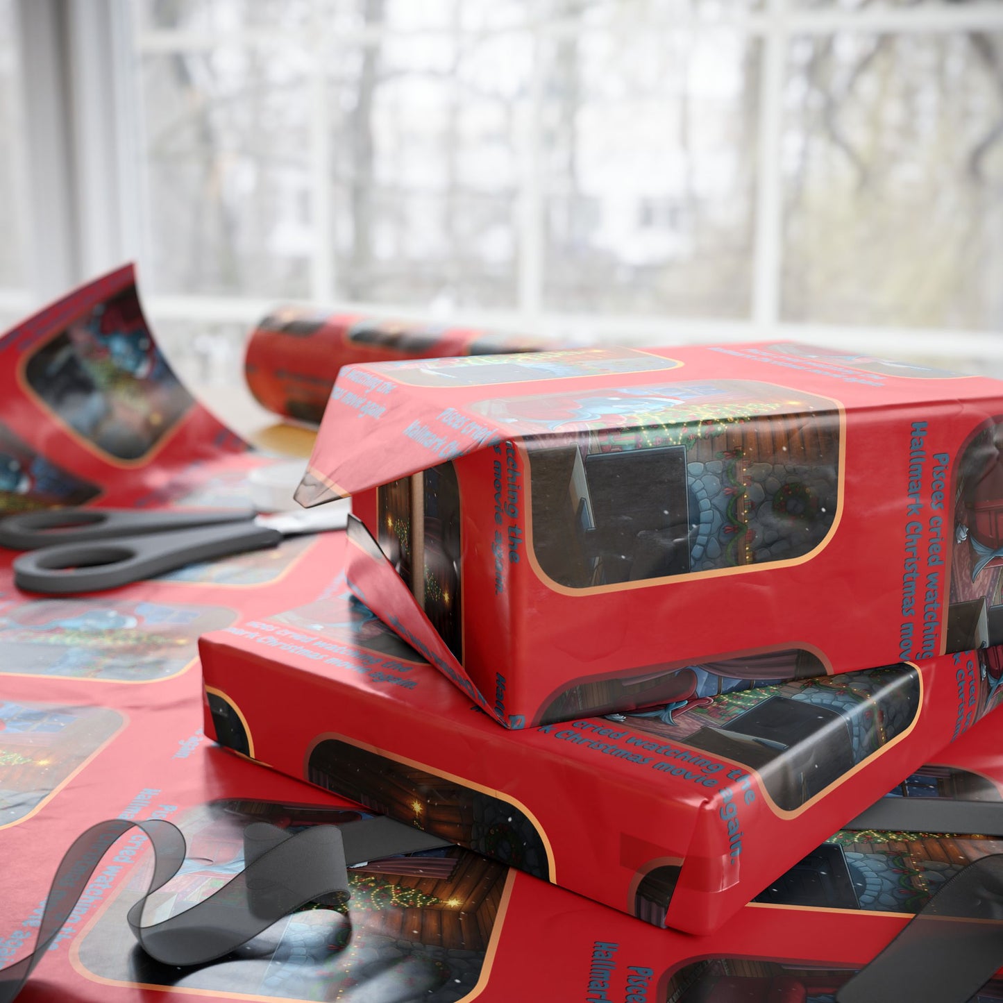 Pisces Christmas Gift Wrap