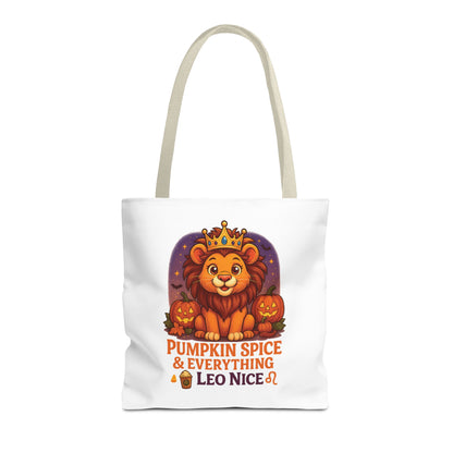 Leo Halloween Tote Bag, Leo Tote, Halloween Party Accessory, Gift for Leo,  Halloween Decor