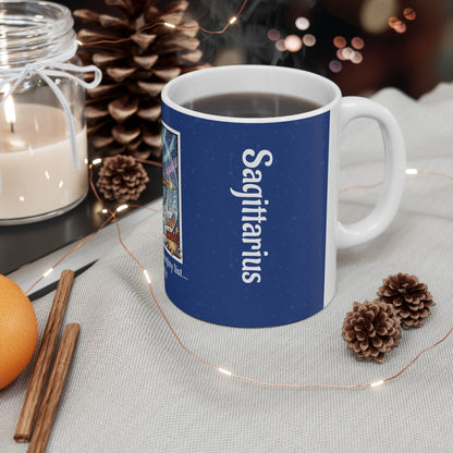 Sagittarius Funny Christmas Mug