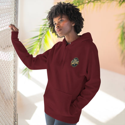 Libra Christmas-Themed Three Panel Fleece Hoodie for Her