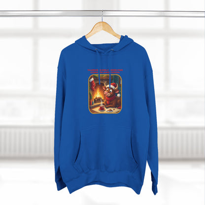Taurus Christmas-Themed Three Panel Fleece Hoodie for Him