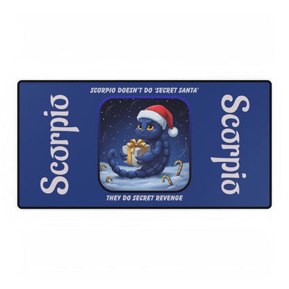 Scorpio Christmas Desk Mat