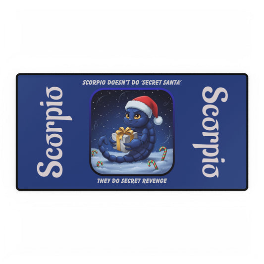 Scorpio Christmas Desk Mat
