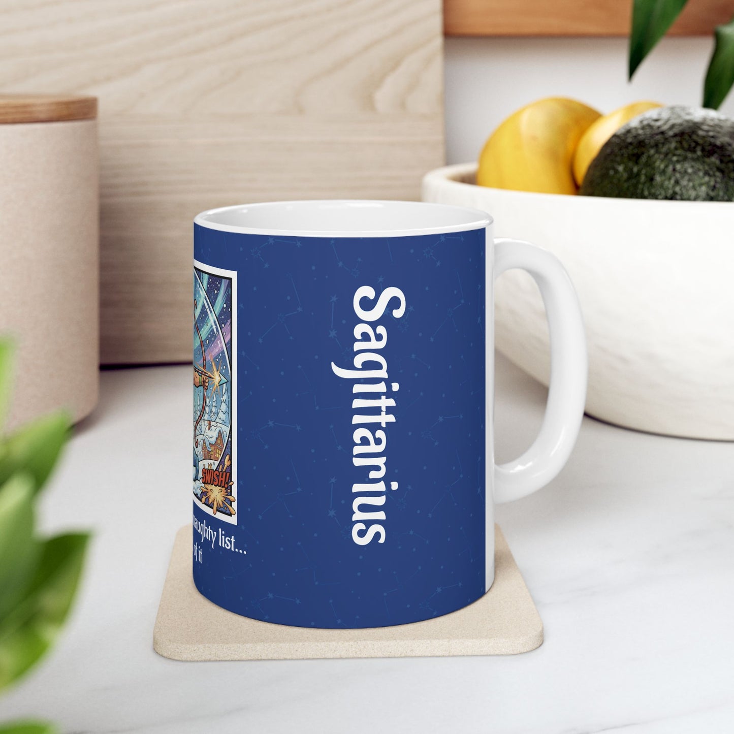 Sagittarius Funny Christmas Mug