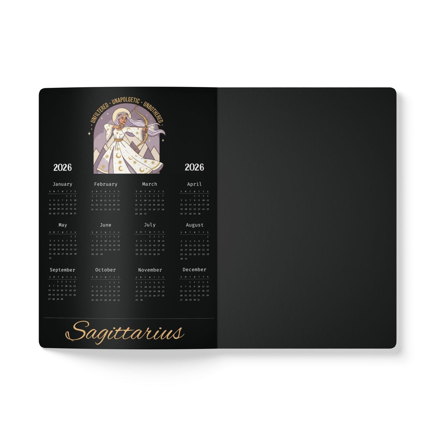Sagittarius Softcover Journal/Notebook