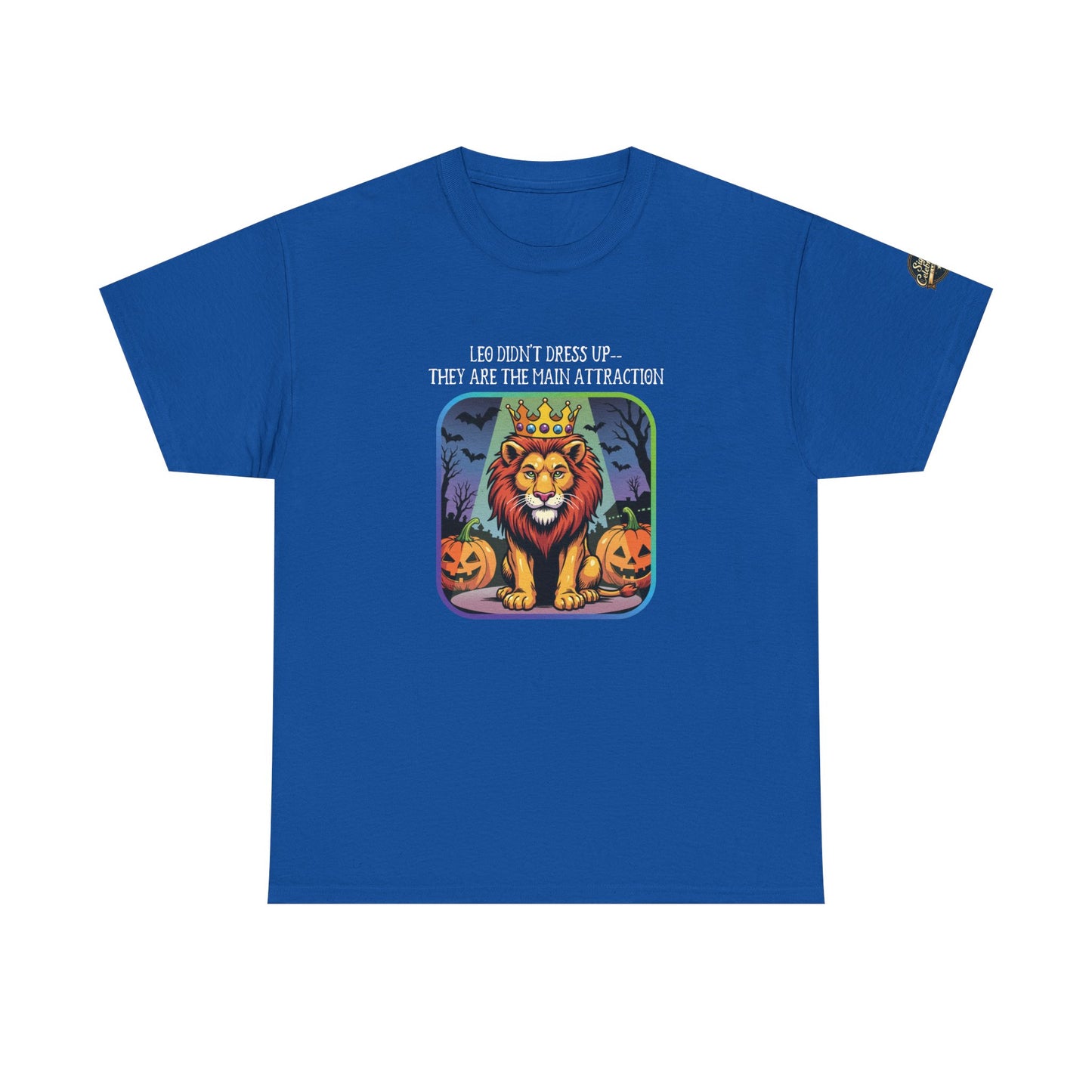 Leo Halloween Heavy Cotton Tee - Perfect for Men, Everyday Wear, Halloween Costume Alternative, Leo Gift