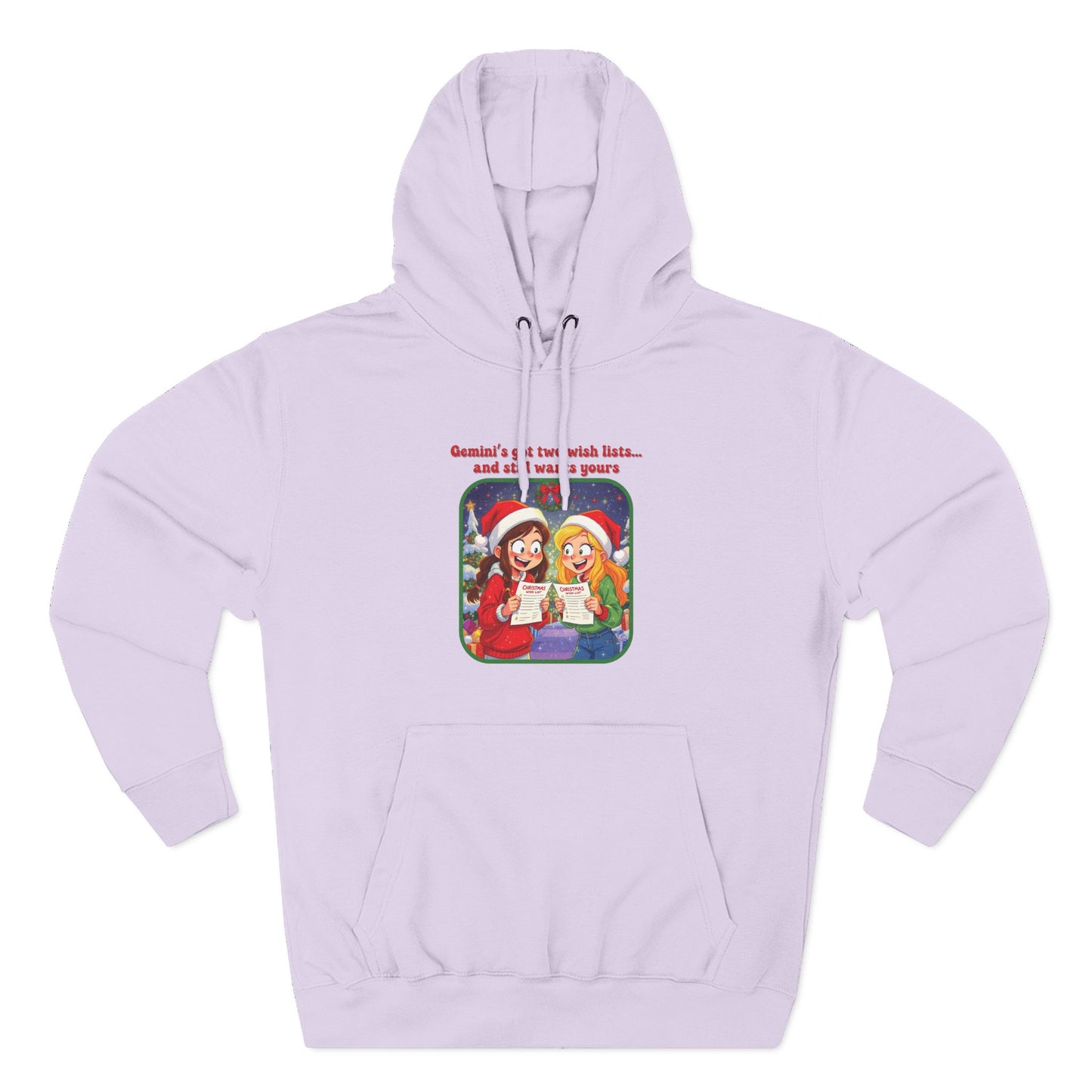 Gemini Christmas-Themed Three Panel Fleece Hoodie #2