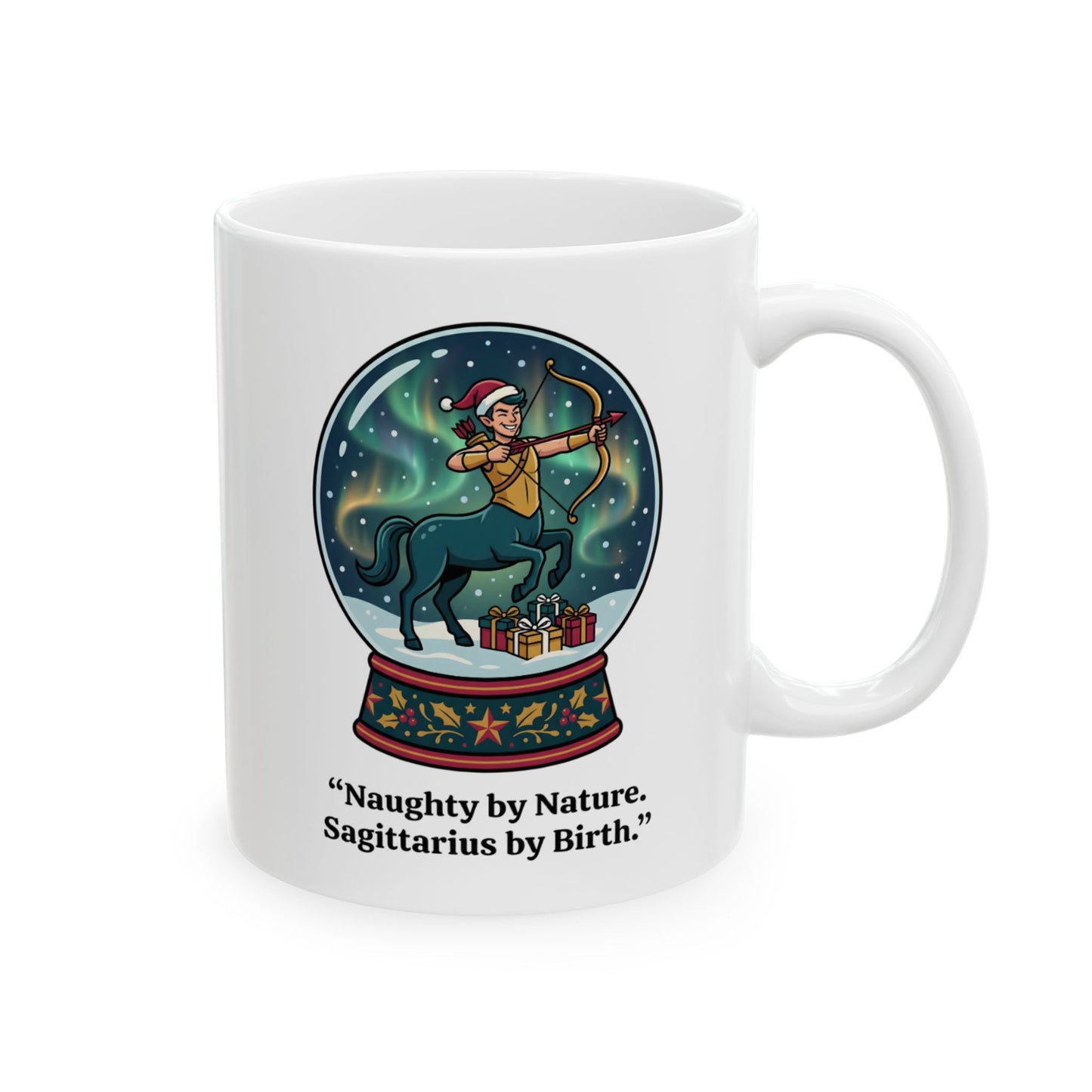 Sagittarius Christmas Ceramic Mug (11oz & 15oz)
