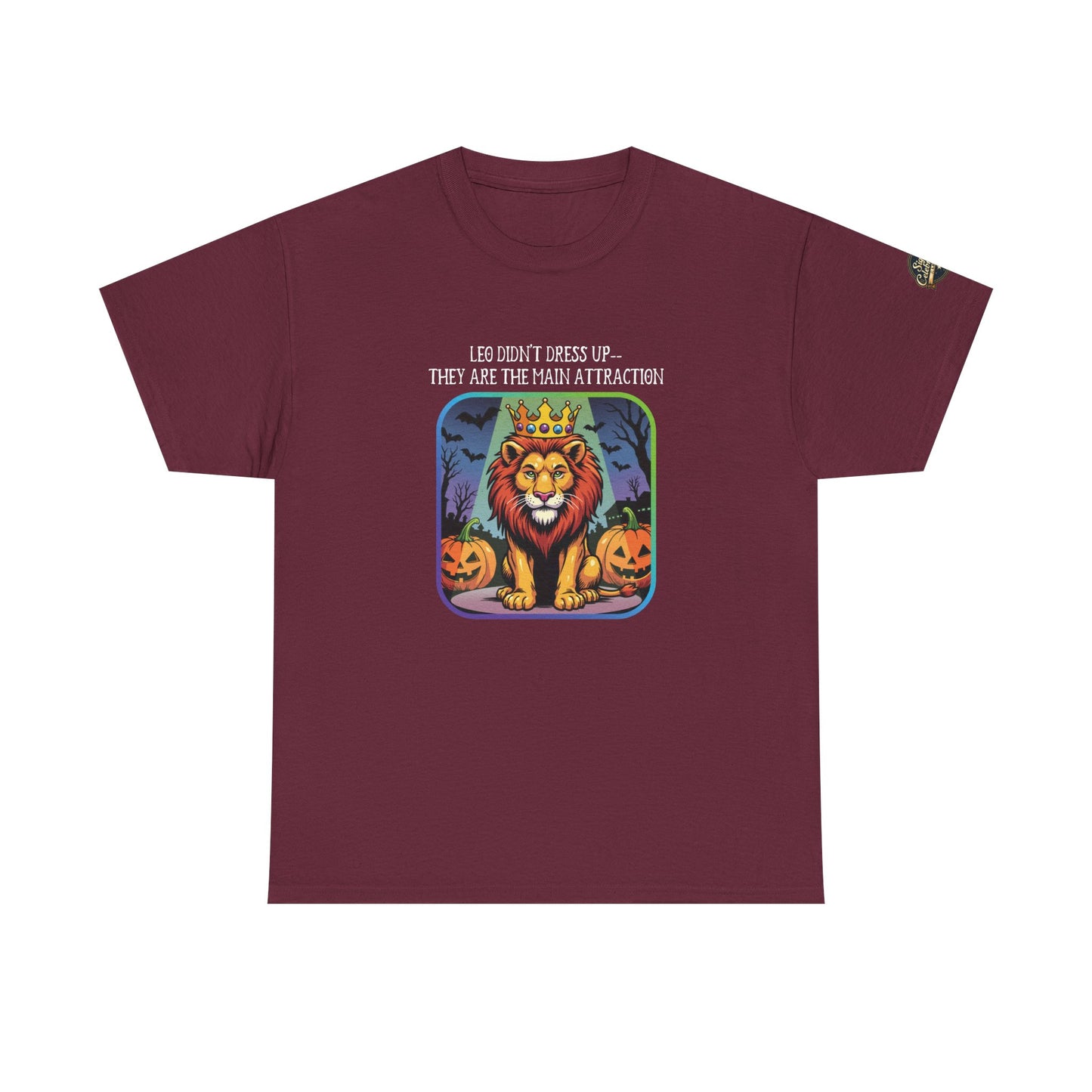 Leo Halloween Heavy Cotton Tee - Perfect for Men, Everyday Wear, Halloween Costume Alternative, Leo Gift