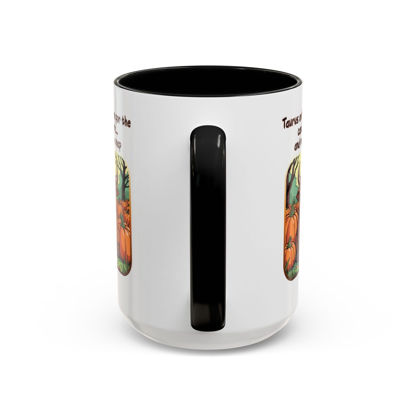 Halloween-Themed Taurus Coffee Mug - Fun Zodiac Mug, Taurus Gift, Halloween Decor, Unique Drinkware, Funny Coffee Cup