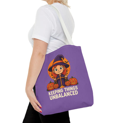 Libra Halloween Tote Bag, Libra Tote, Halloween Party Accessory, Gift for Libra, Halloween Decor