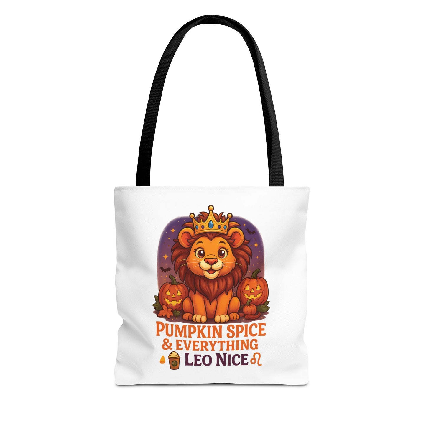 Leo Halloween Tote Bag, Leo Tote, Halloween Party Accessory, Gift for Leo,  Halloween Decor