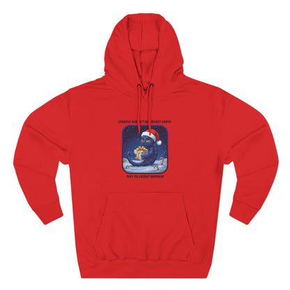 Scorpio Christmas-Themed Three Panel Fleece Hoodie
