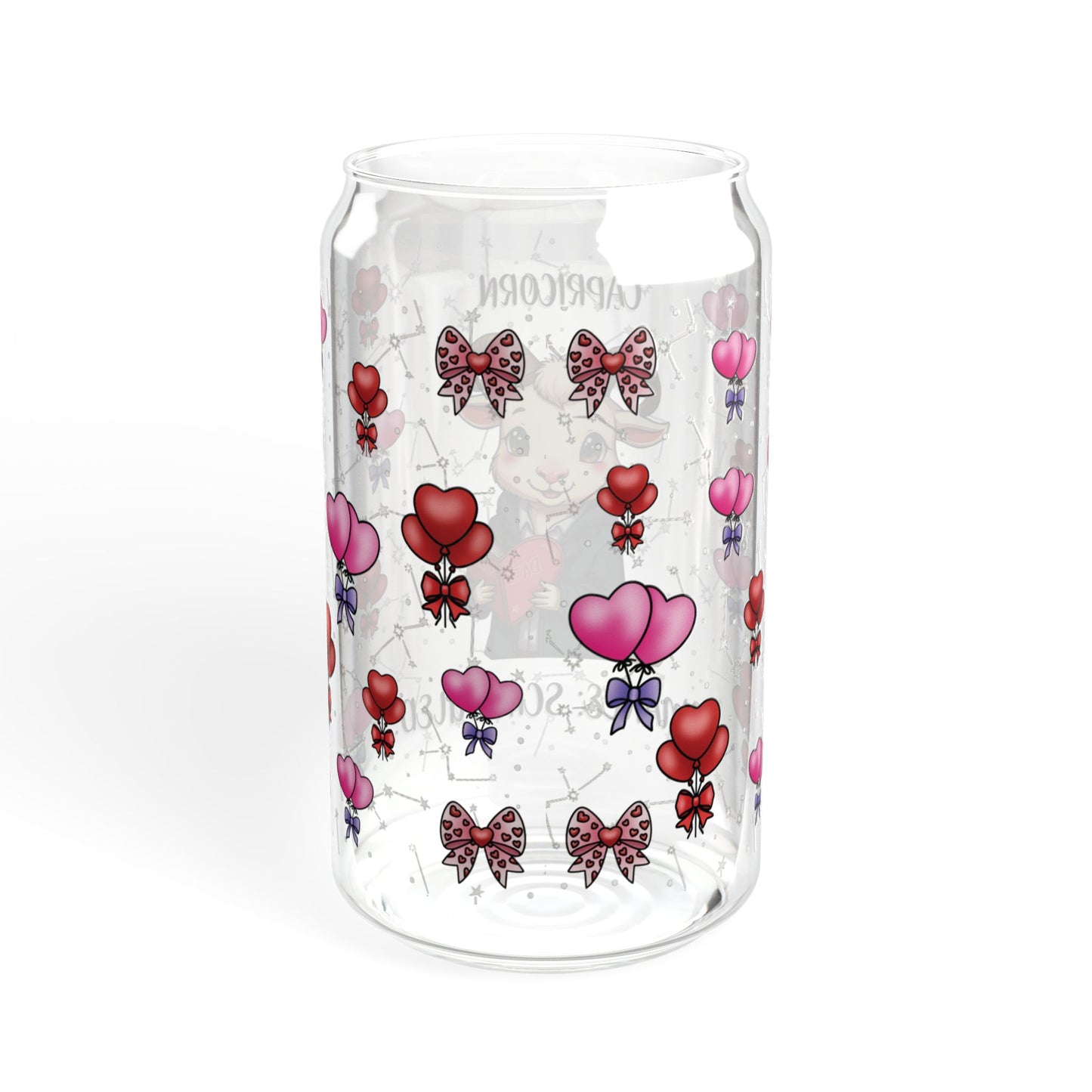 Capricorn Zodiac Sipper Glass - 16oz