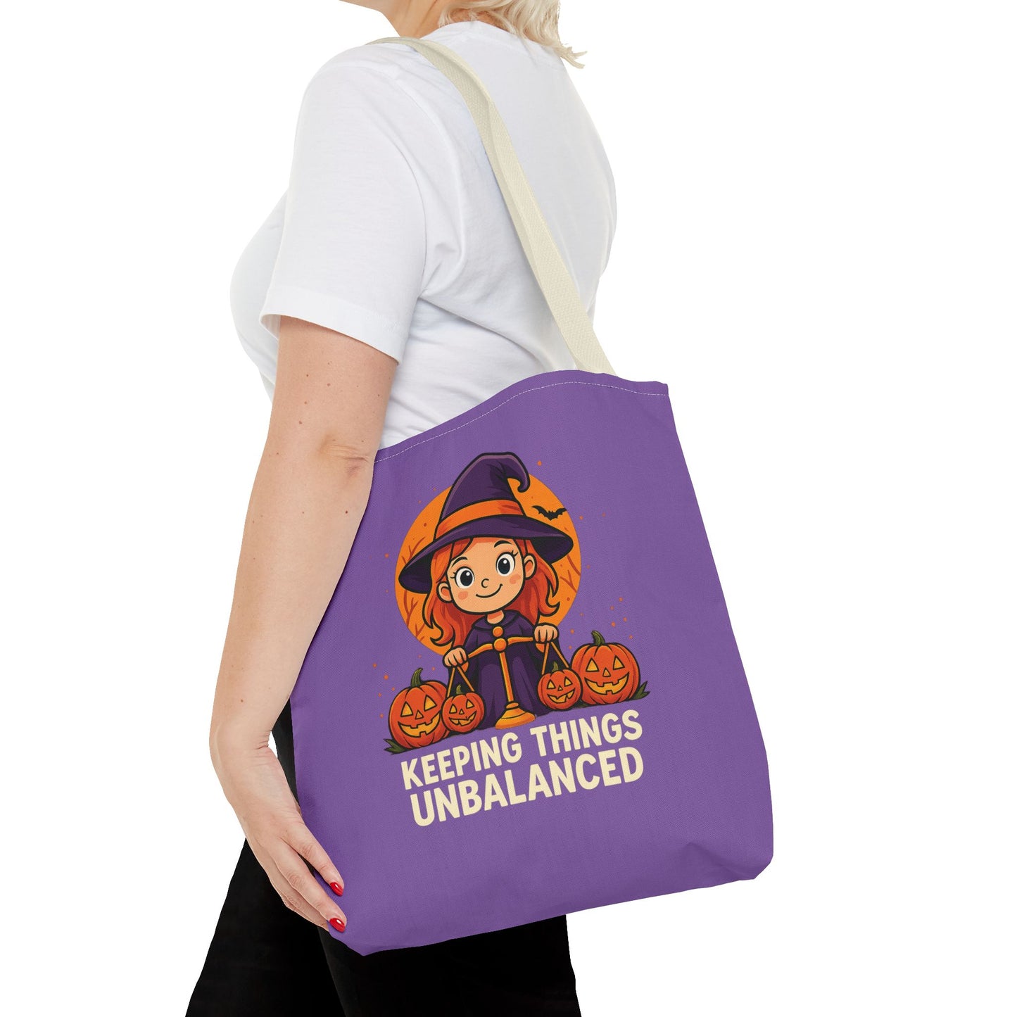 Libra Halloween Tote Bag, Libra Tote, Halloween Party Accessory, Gift for Libra, Halloween Decor